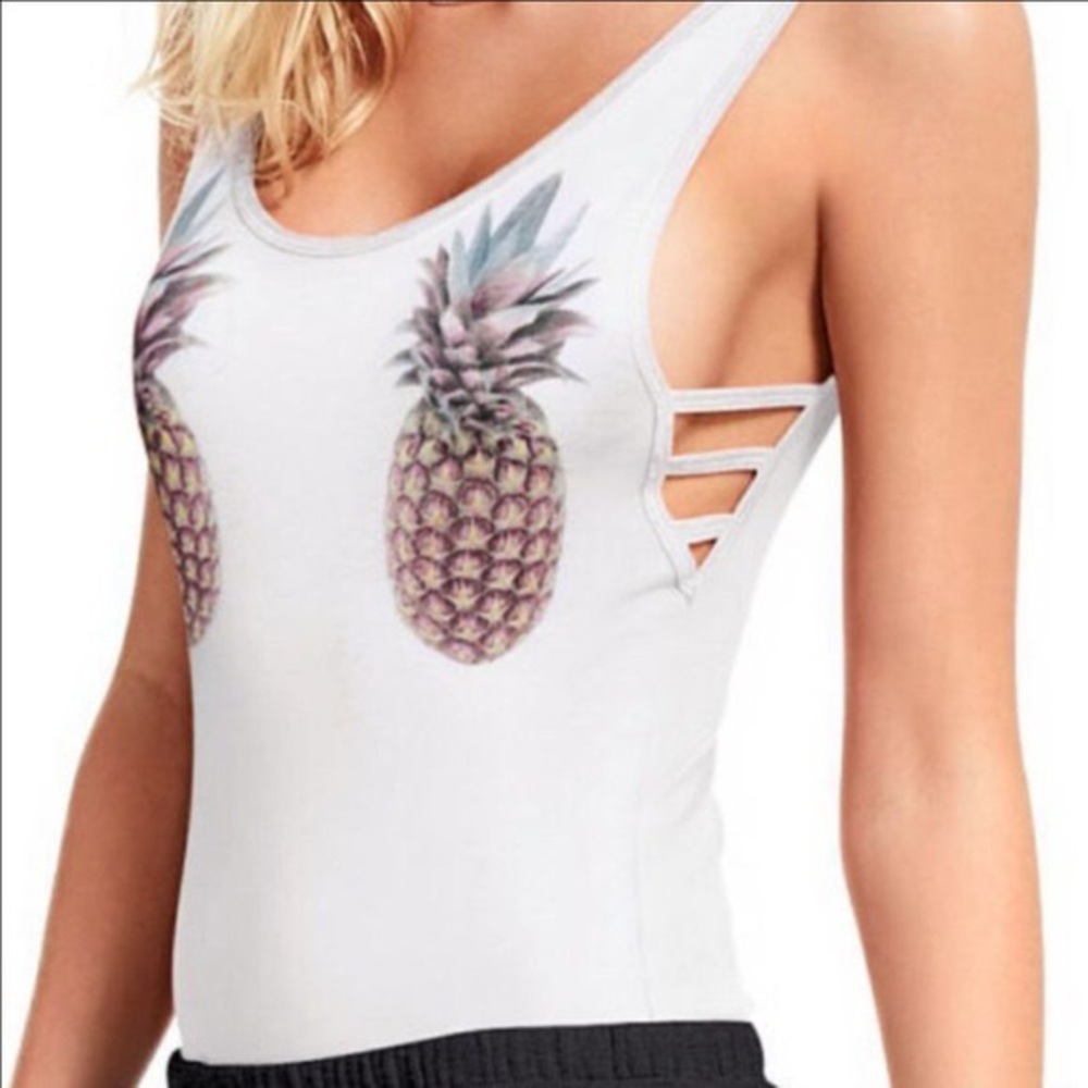 Victoria's Secret PINK Double Pineapples Bodysuit